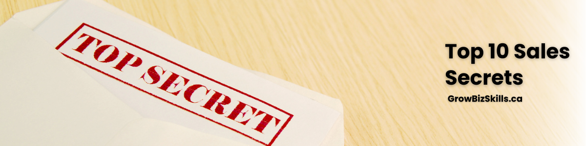 Top 10 Sales Secrets